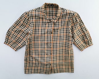 Camisa Daks Camisa vintage con botones Daks hecha en Japón Talla M