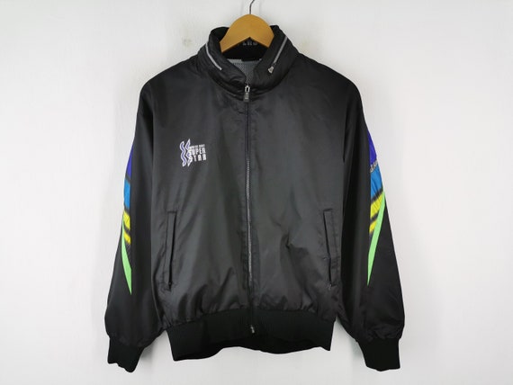 Superstar Jacket Vintage 90s Size Jaspo L Mizuno … - image 1