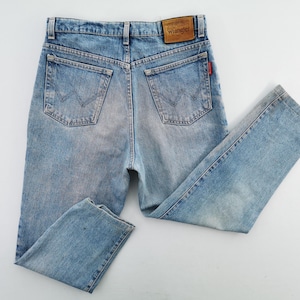Wrangler Jeans Distressed Vintage Wrangler Denim Pants Made In Japan Size 32