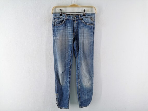 Replay Jeans Distressed Vintage Replay Denim Pant… - image 3