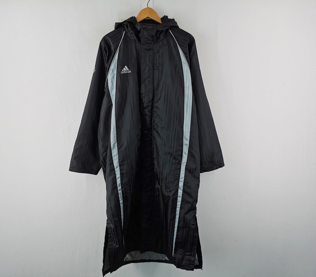 Adidas Jacket Adidas Long Winter Jacket Size M Etsy