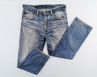 Levis 502 Jeans En détresse Taille 34 Levis 502 Denim Pantalon Taille 33/34x29.5