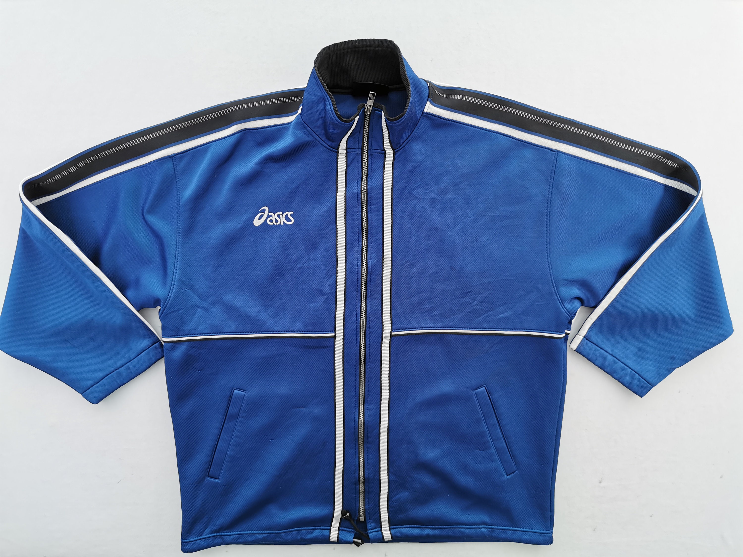 Asics Jacket Vintage 90s Jaspo O Asics Track Jacket Made in