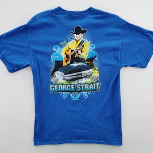 George Strait Shirt George Strait American Country Music Singer Cowboys Stadium Concert T Shirt Size M