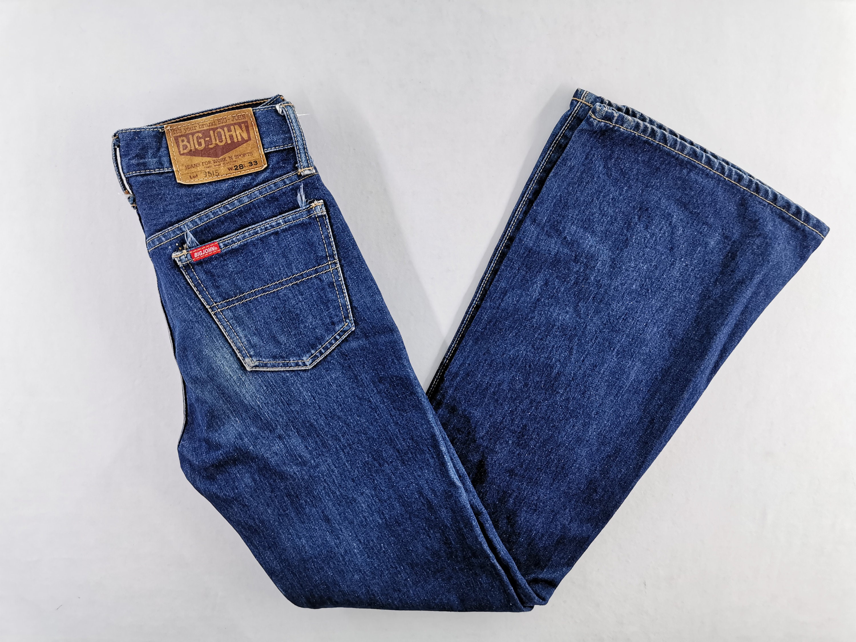 70's BIGJOHN BIG-PREST W30 boots cut