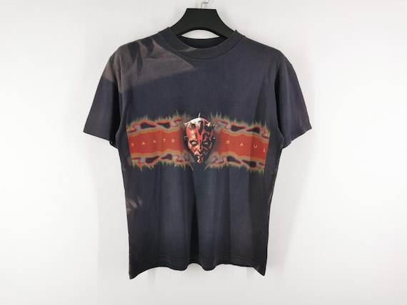 Darth Maul Shirt Distressed Vintage 90's Darth Maul Star Wars