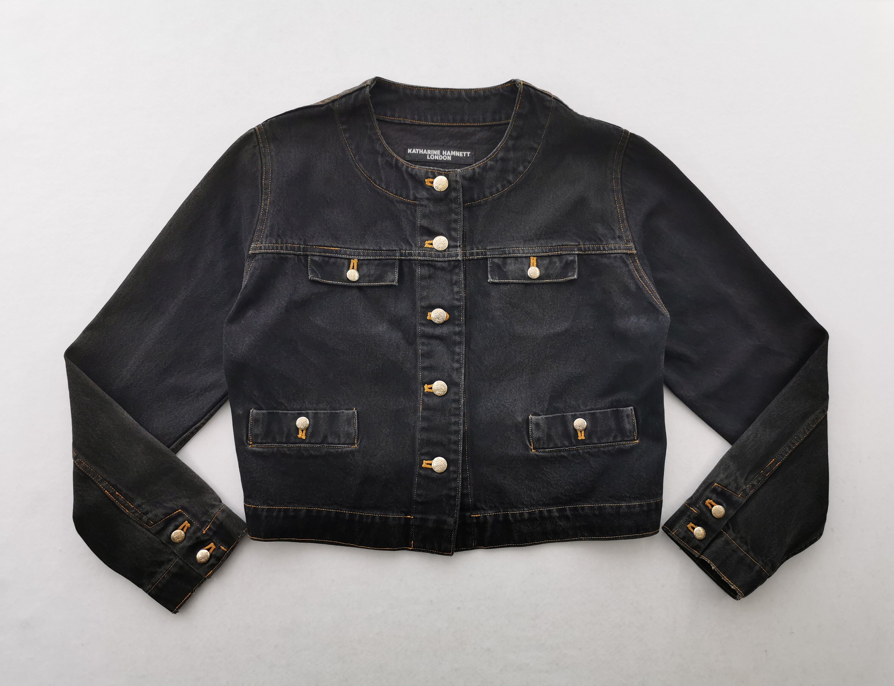 Vintage Katharine Hamnett London Double Breasted Denim