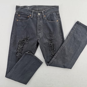 Mystic Jeans Distressed Vintage Mystic Made In Japan Denim Pants Size 28/29x30