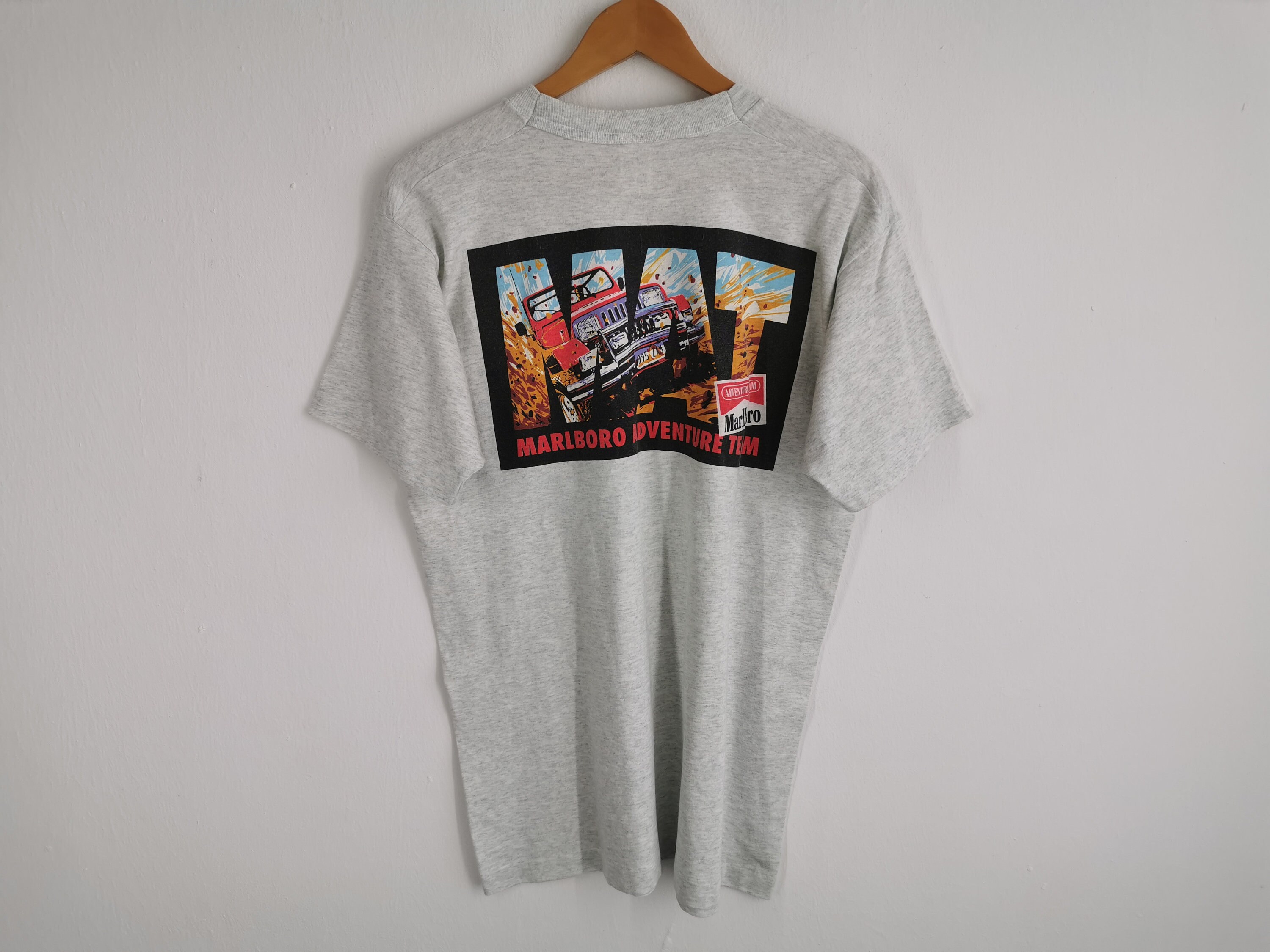 Marlboro Adventure Team スウェット XL USA製 Vintage Marlboro Adventure Team Distressed Sweatshirt | eBay