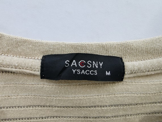Sacsny Shirt Vintage Sacsny Y'saccs Striped T Shi… - image 5