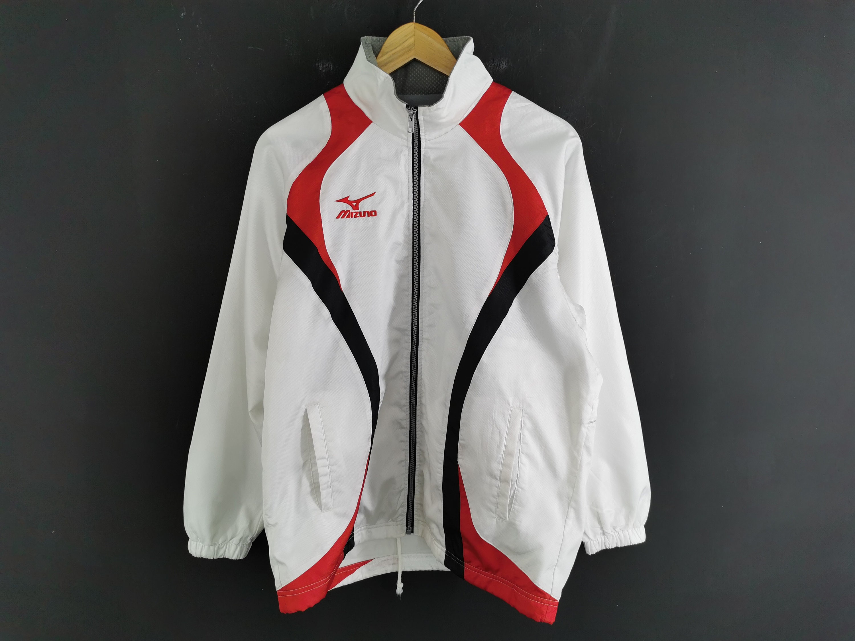 Mizuno Jacket Vintage Size Jaspo S Mizuno Multicolor Windbreaker
