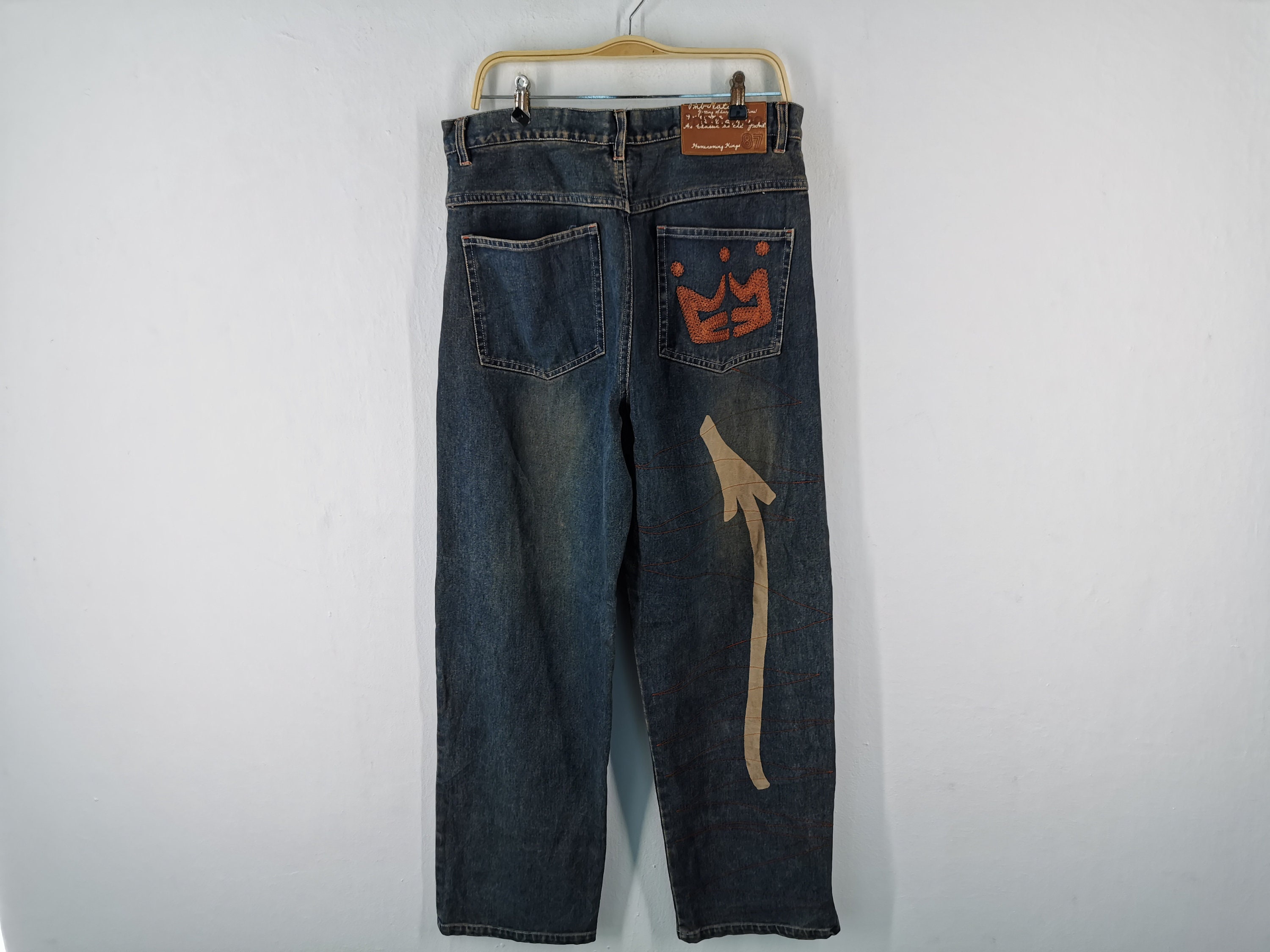 Pnb Nation Jeans Size XL Vintage 90's Pnb Nation King Spell