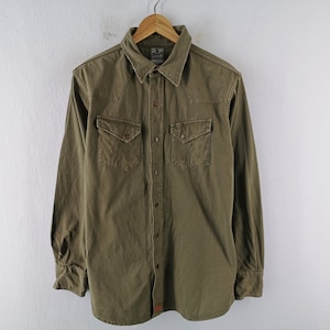 Wrangler Shirt Vintage Wrangler Denim Button Down Shirt Size XXXL