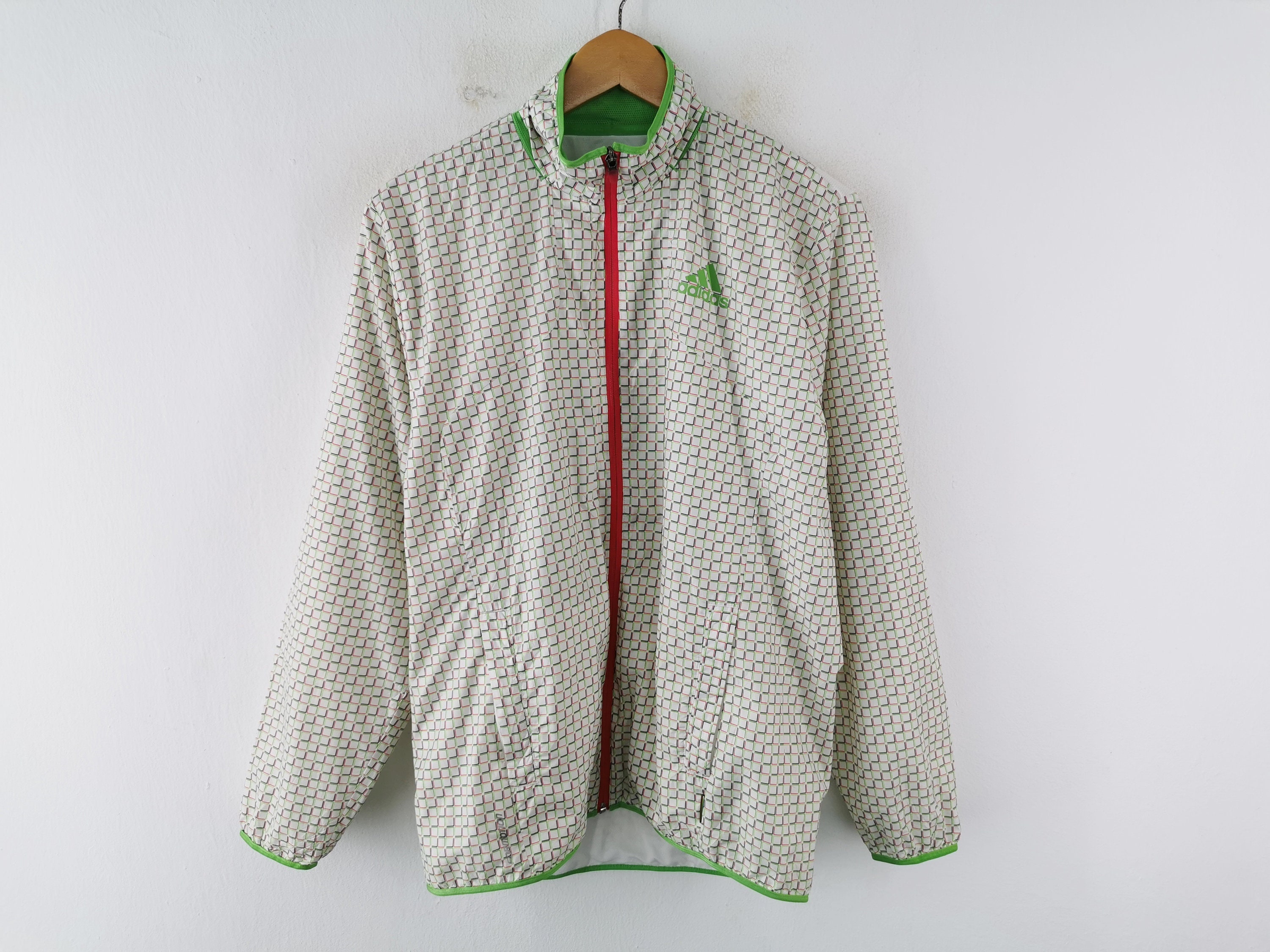 Adidas Jacke Adidas Multicolor Windbreaker Jacke GroBe M Etsy
