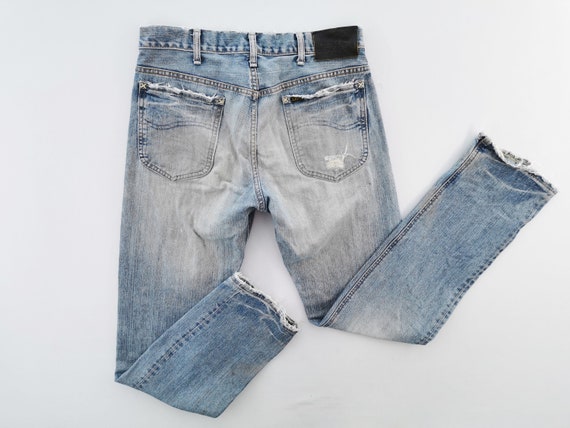 【Lee】 31×31 日本製 デニム ジーンズ ヴィンテージ ハイウエスト 505ZXX レギュラーストレート デニムパンツ ジーンズ