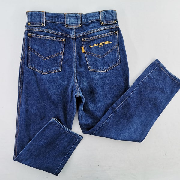 Lancel Jeans Distressed Vintage 90's Lancel Denim Pants Made In Japan Size 30/31x29