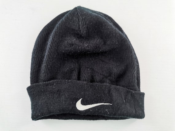 Nike Beanie Vintage Nike Hat Vintage 90's Nike Swoosh Logo - Etsy