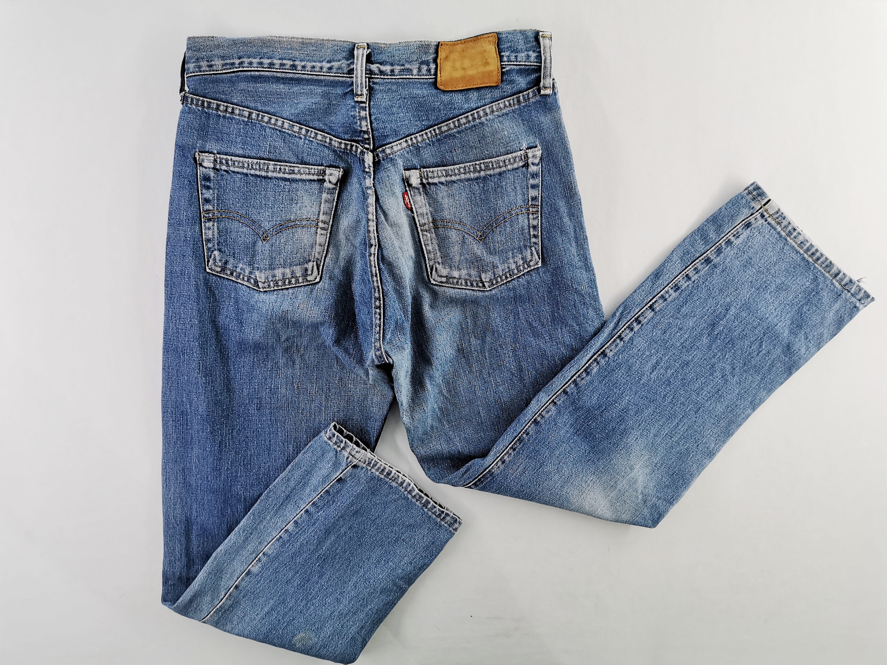 Levis Lot 503B Jeans Selvedge Distressed Vintage Size 32