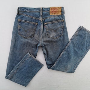 Levis Jeans Distressed Size 32 Levis 501 Denim Pants Made In USA Size 31/32x30.5