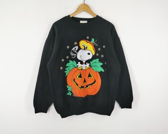 Peanuts Sweatshirt Pullover Vintage 90’s Snoopy Sweater Size L