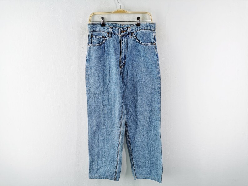 Wrangler Jeans Distressed Size 32 Vintage Wrangler Denim Pants Made In Japan Size 31/32x28.5 image 3