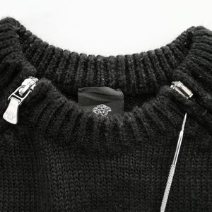 Versace Sweater Vintage 90s Versace Jeans Couture Ittierre Pullover Knitwear Sweater Size M image 4