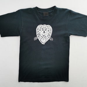 Anna Sui Shirt Vintage Anna Sui Love Art T Shirt Made In USA Size XS