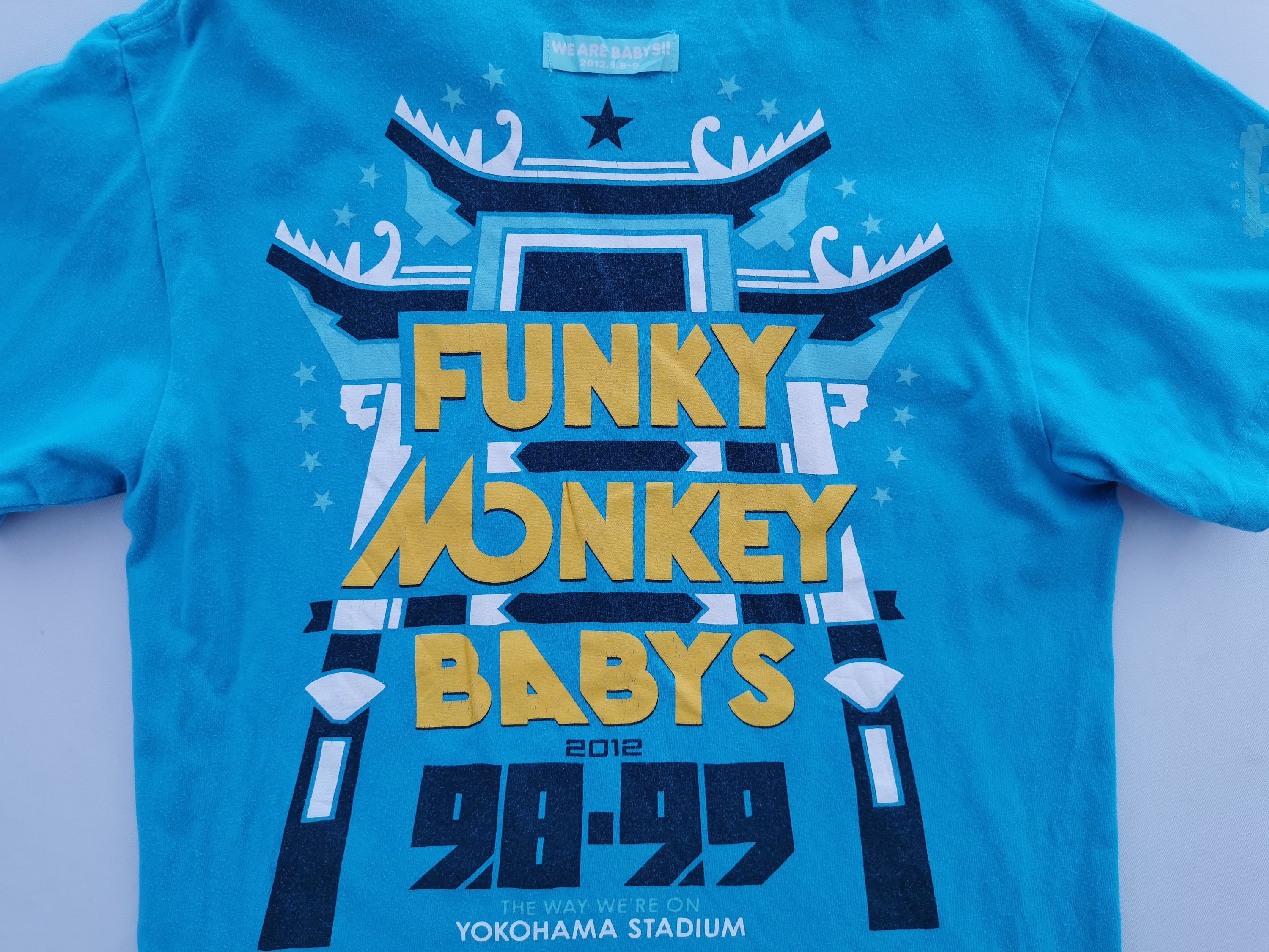 FUNKY MONKEY BABYS 20th 公式グッズ TシャツL＋タオル Funky Monkey Babys T Shirt Japanese Band Tees Tour 2013 - Etsy