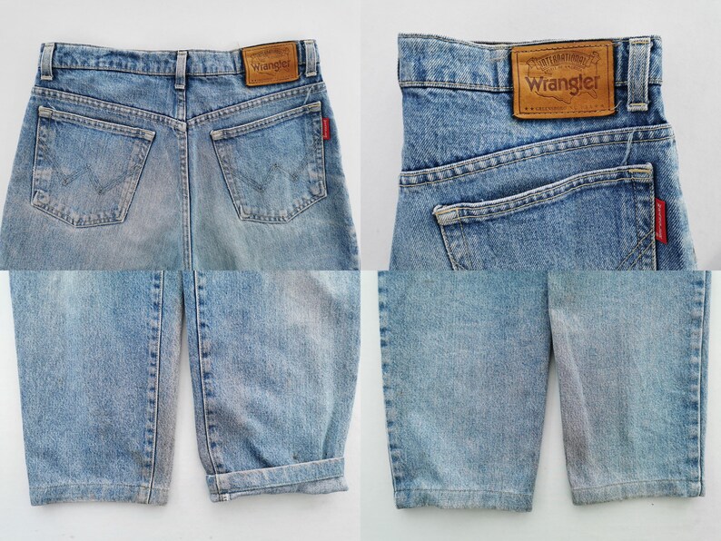 Wrangler jeans verweerde vintage Wrangler denim broek gemaakt in Japan maat 32 afbeelding 7
