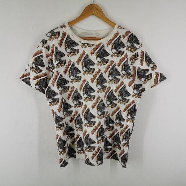 Animalia Shirt Vintage Animalia Eagles Full Print T Shirt Size M