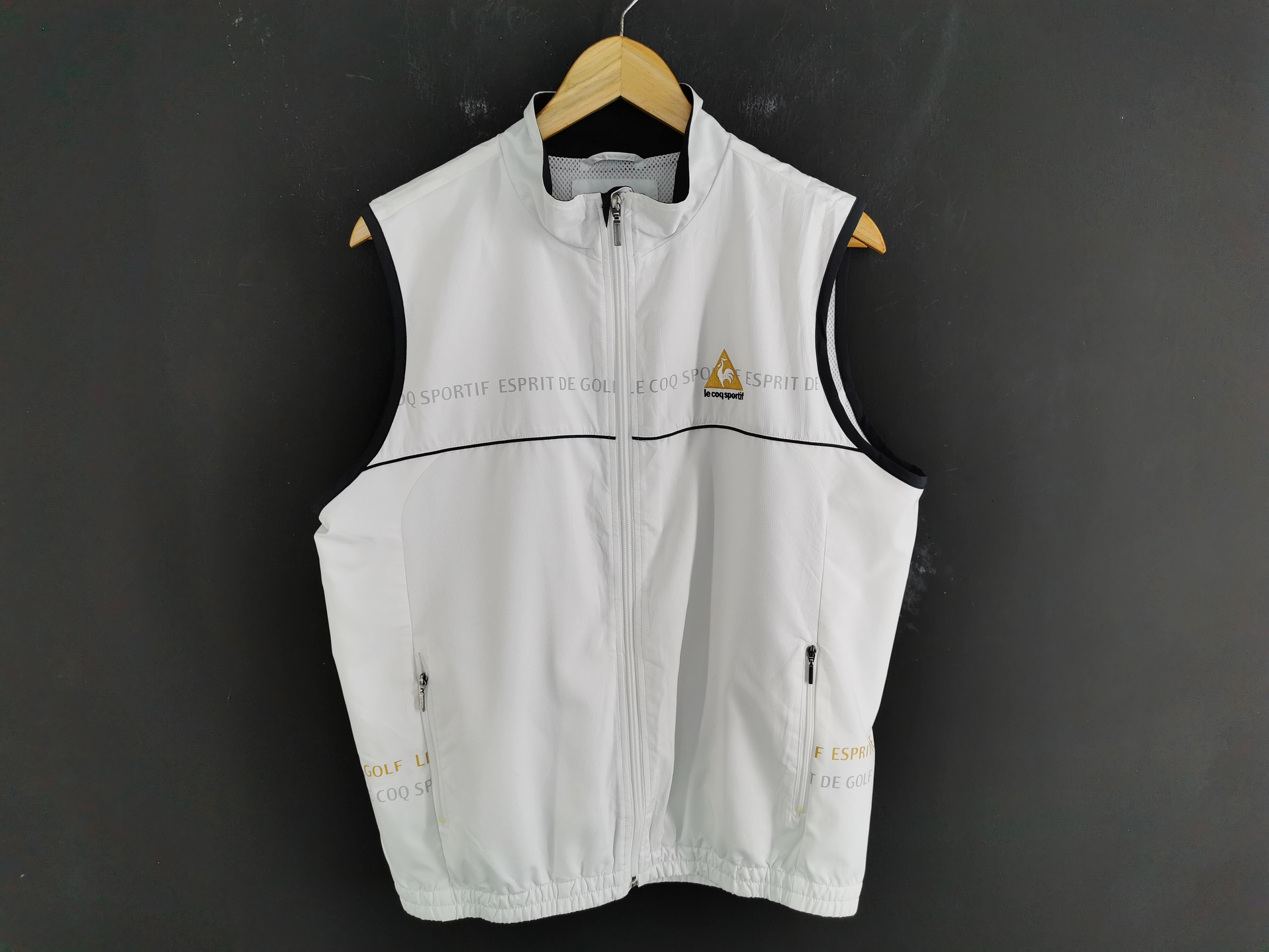 schraper stuk Leegte Vest Le Coq Sportif - Etsy