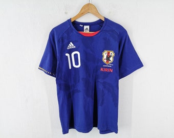 Vintage Adidas Japan League Football Team T Shirt Size S