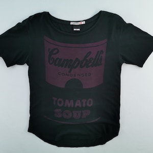 Andy Warhol Shirt Andy Warhol Campbell&#39;s Pop Art T Shirt Size M