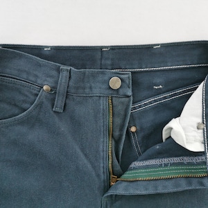 Wrangler Jeans Vintage 90er Jahre Wrangler Made In USA Denim Hose Größe 27/28x31,5 Bild 6