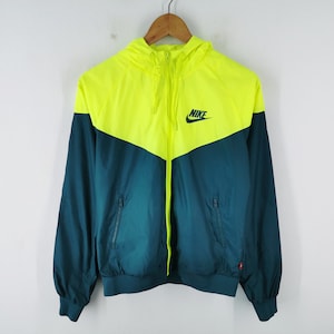Nike Jacke Vintage Nike Swoosh Logo Hoodie Windbreaker Jacke Size M