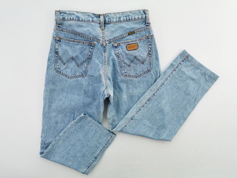 Wrangler Jeans Distressed Size 32 Vintage Wrangler Denim Pants Made In Japan Size 31/32x28.5 image 1