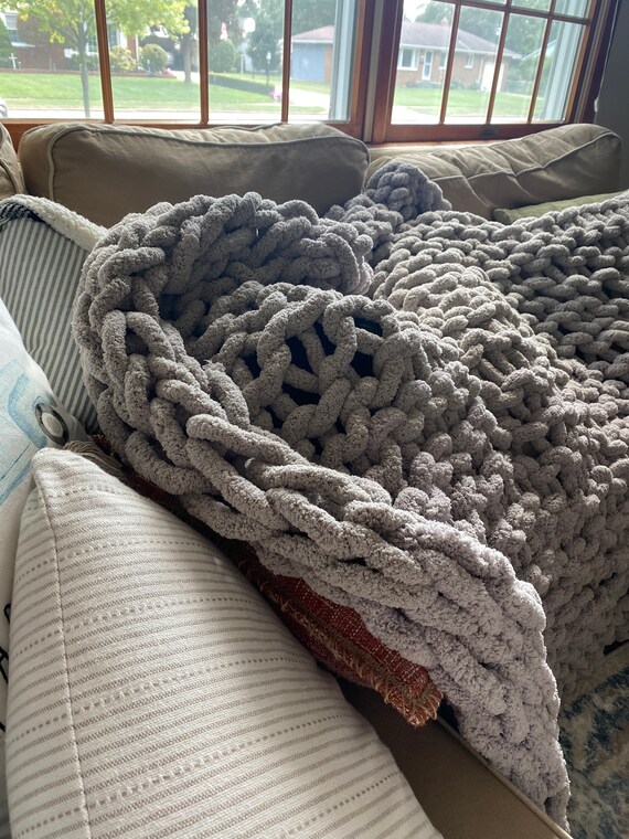 Chunky Blankets Etsy