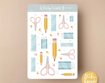 Stationary Sticker Sheet