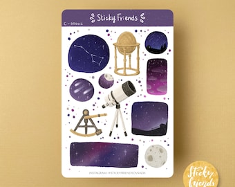 Astronomy Sticker Sheet