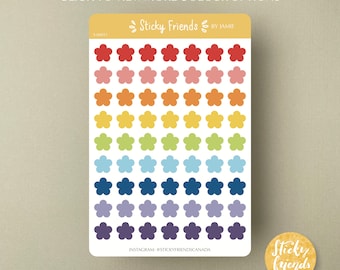 Flowers Stickers Sheet