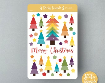 Christmas Tree Sticker Sheet