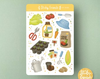 Gardening Sticker Sheet