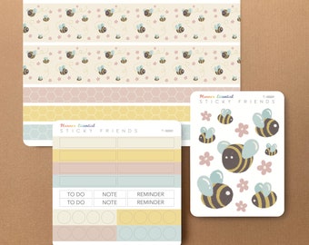 Bees Sticker Set