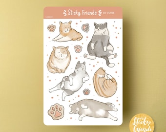 Cats Sticker Sheet