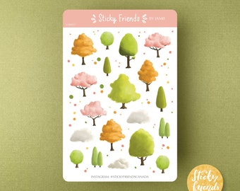 Trees Sticker Sheet