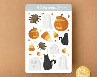 Halloween Stickers Sheet