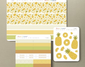 Pineapple Sticker Set