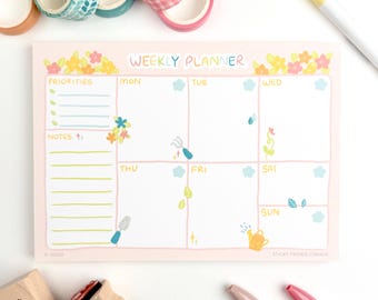 GARDEN | Weekly Planner Notepad