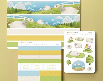 Sheep Sticker Set