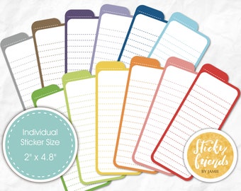 Large File Tab Sticker Set
